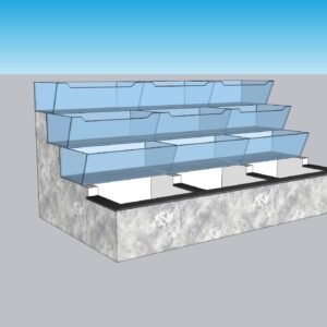 bể hải sản 3 tầng