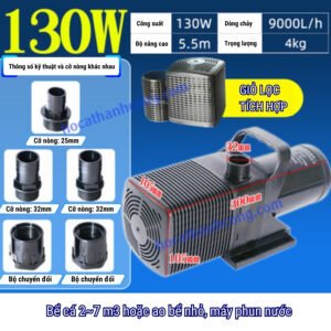 Ứng dụng của máy bơm SP 609 Công Suất 130w