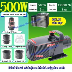 Máy bơm chim công suất 500w
