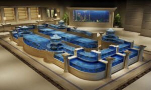 thi công hồ hải sản