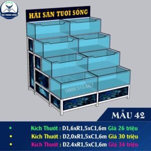 Hồ Hải Sản Dài 2m, 4 Tầng