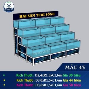 HỒ HẢI SẢN DÀI 3M